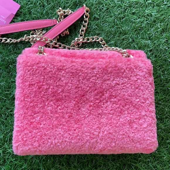 Kate Spade Natalia Foux Fur small flap crossbody - Picture 3 of 16